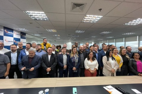 CIOESTE realiza encontro com presidentes de Câmaras e vereadores para ampliar diálogo regional