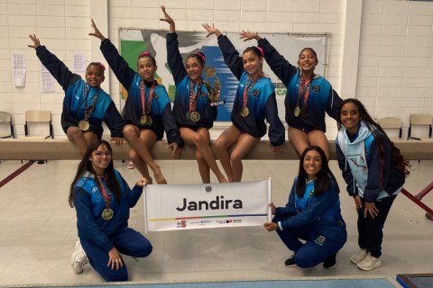 Jandira conquista o topo na Ginástica Artística!