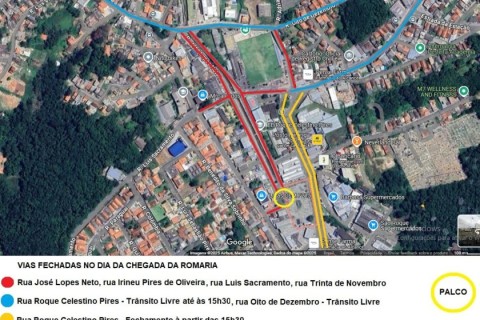 Os motoristas devem ficar atentos às mudanças viárias durante a Romaria de Caucaia